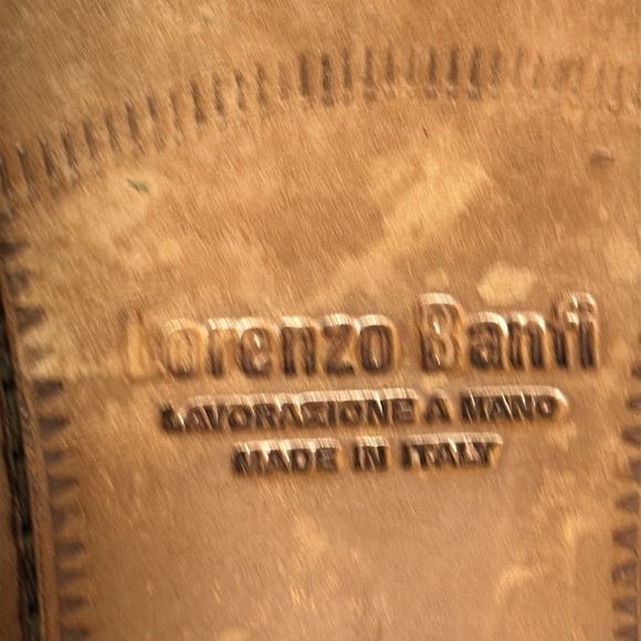 Lorenzo Banfi Men's Brown Leather Dress Shoes Men’s size 12 M made in Italy - Picture 10 of 13